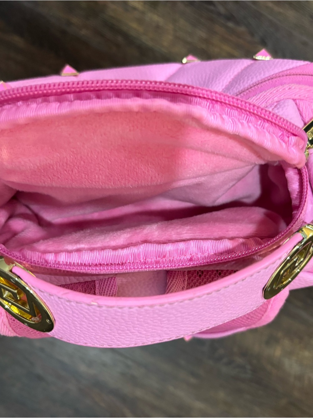 Authentic SprayGround pink Quilted Studded Backpack - Spraygroynd - Picture 9 of 11